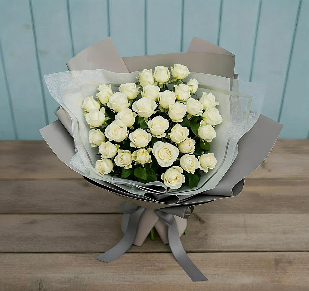 Букет Белоснежная нежность в Истре