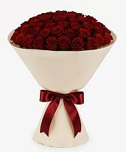 Букет 101 Бордовая роза Блэк Бакарра в Истре