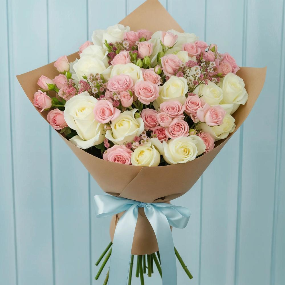 Букет цветов из: Розы в Истре