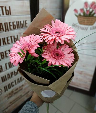 Букет цветов из: Герберы в Истре