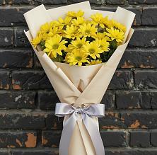 Букет цветов из:  Хризантемы в Истре