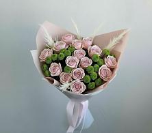 Букет цветов из:  Розы и Хризантемы в Истре
