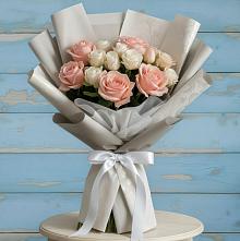 Букет цветов из:  Розы в Истре
