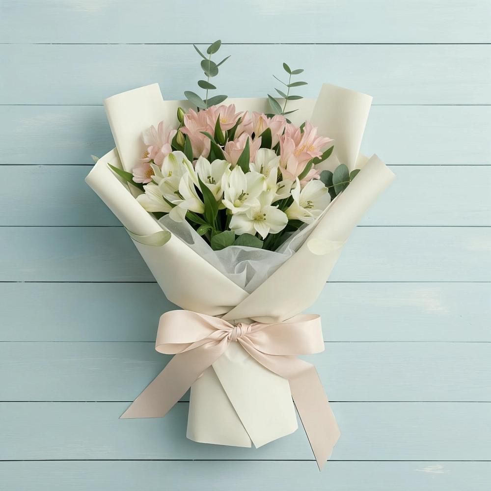 Букет цветов из: Альстромерии в Истре