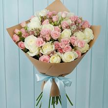 Букет цветов из:  Розы в Истре